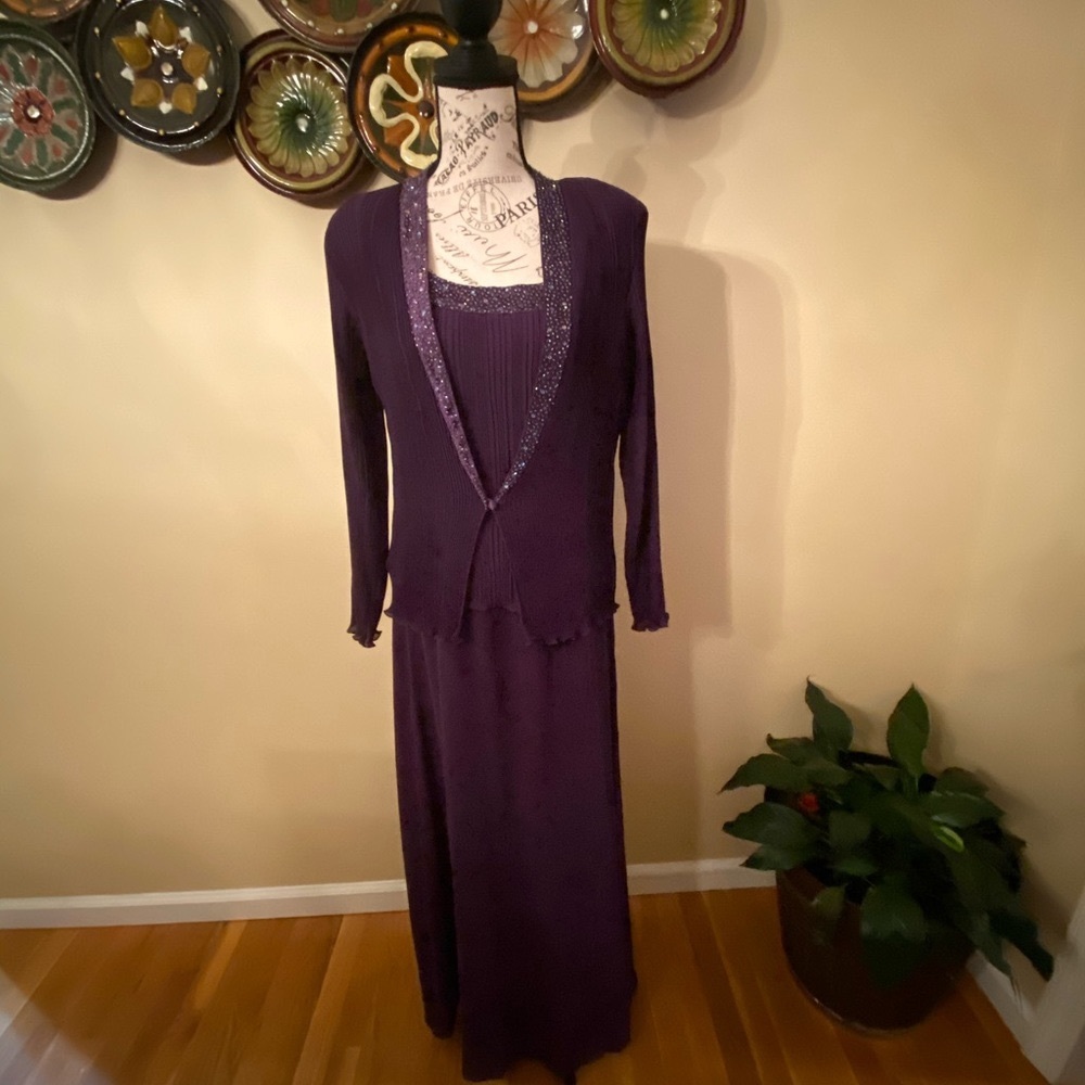 Patra  Sleeveless Beaded Gown